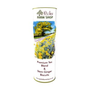 Premium Tea Blend & Stem Ginger Biscuits