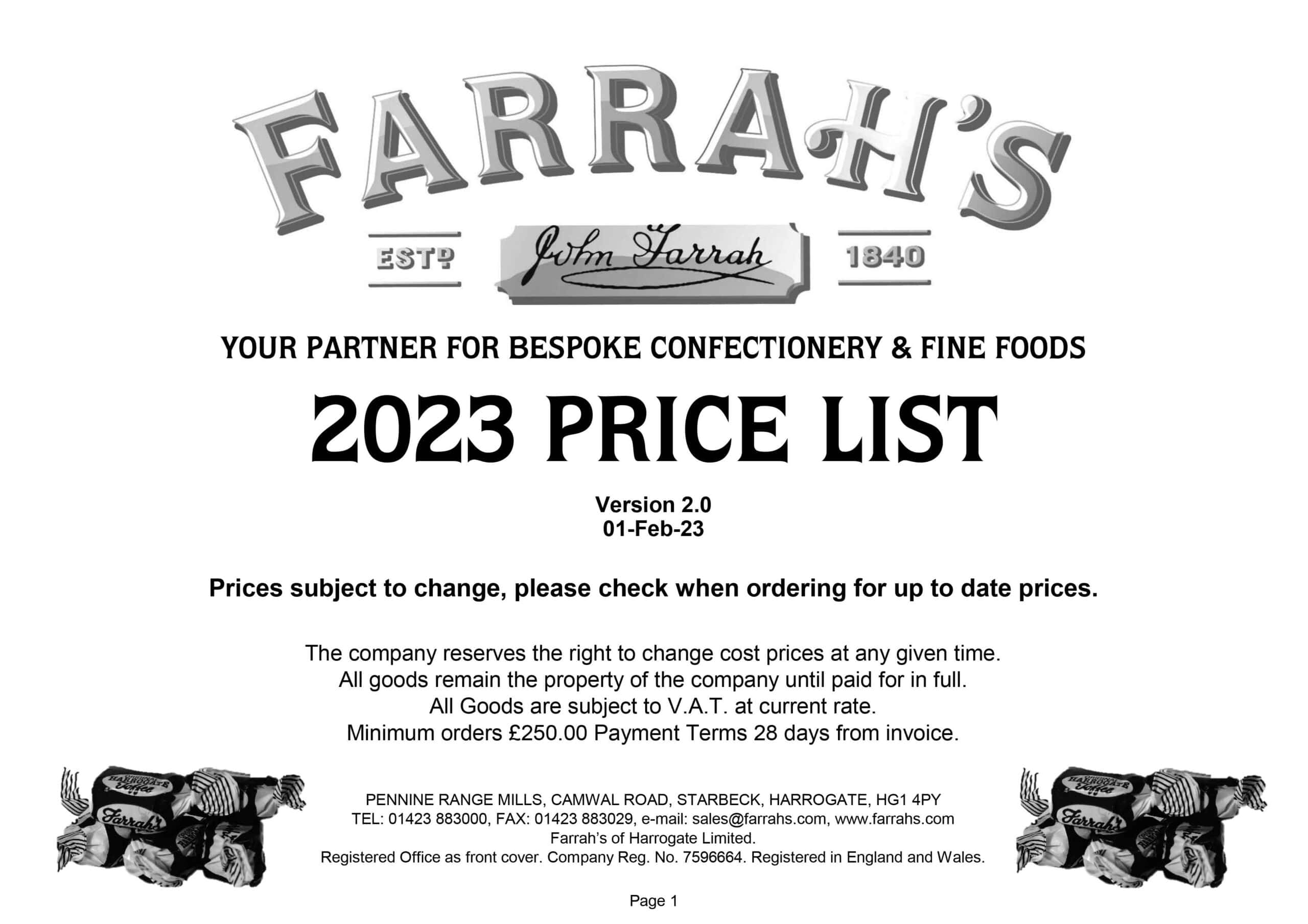 Protected: Farrah’s 2023 Pricelist