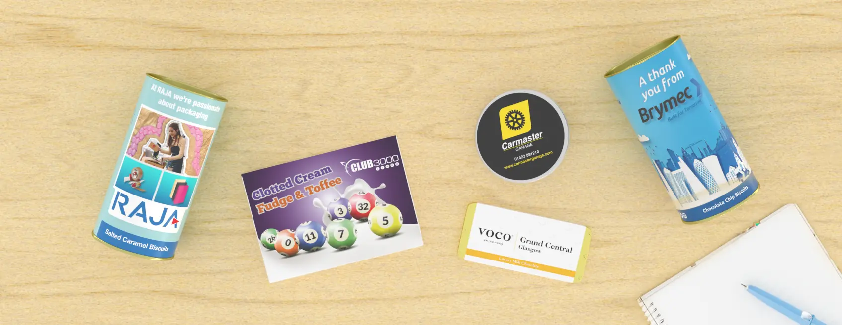 Own Label Corporate Personalised Packaging for Confectionery and Gifts